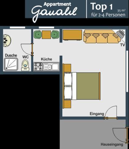 Appartment Ganahl 加舒恩 外观 照片